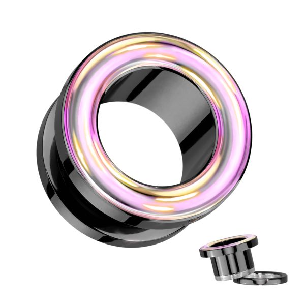 Freyja Black Pink-Tunneli 8mm-1