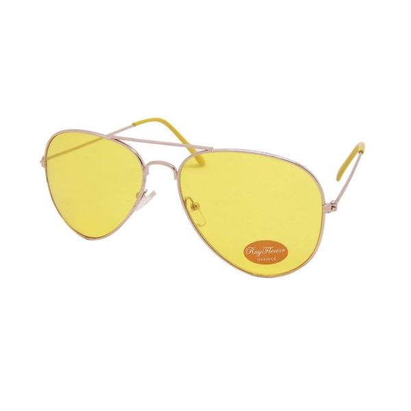 Aviator Yellow-Aurinkolasit